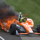 Illustration for article titled Simona de Silvestro Escapes Unharmed After Her IndyCar Ignites On Fire